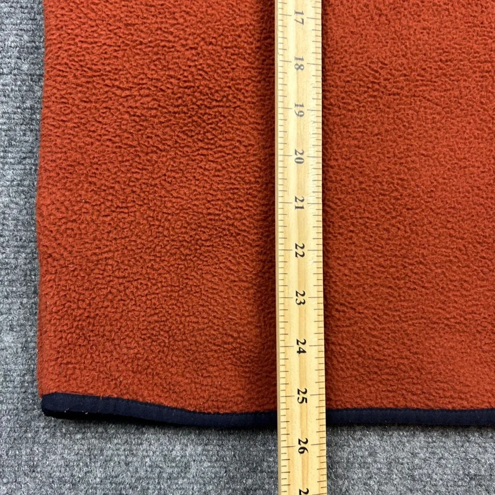 North Face Campshire Fleece Vest Mens Small Orange Sherpa Full Zip Gorpcore‎